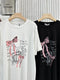 Women Casual Printed Oversize T-Shirts